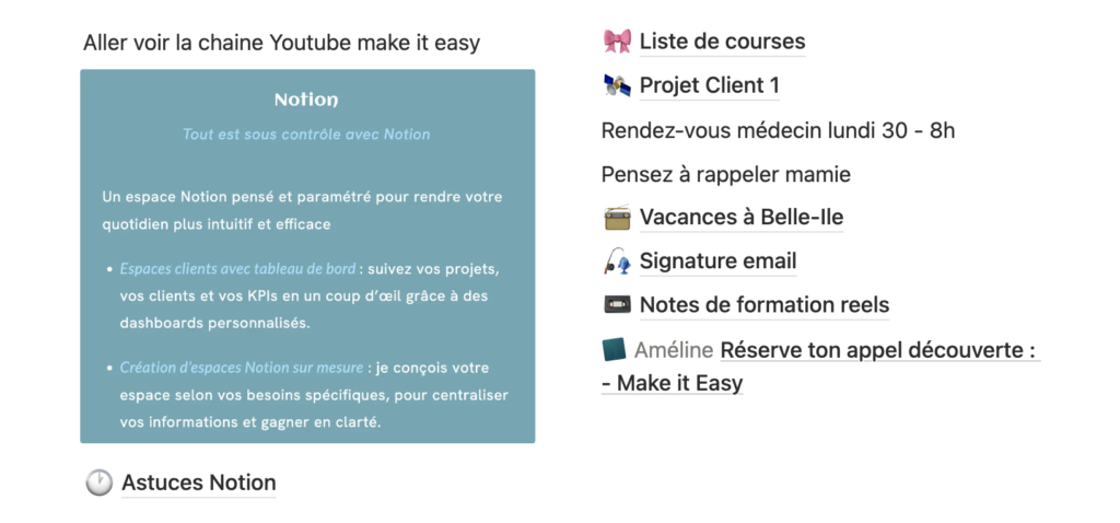 Illustration d’un espace Notion désorganisé symbolisant un 2ème cerveau dysfonctionnel